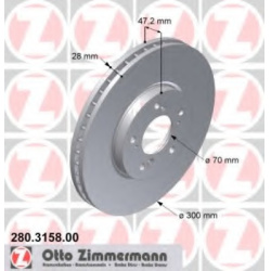 ZIMMERMANN                                                280.3158.00, Nenurodytas gamintojas, 280315800, auto detalė