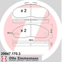 ZIMMERMANN                                                29947.170.3, Nenurodytas gamintojas, 299471703, auto detalė