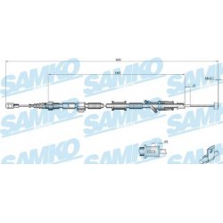 trosas, stovėjimo stabdys
                                SAMKO                                C0917B, SAMKO, C0917B, auto d