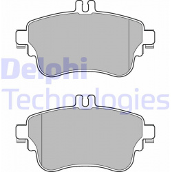 stabdžių trinkelių rinkinys, diskinis stabdys
                                DELPHI                                      