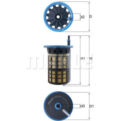 kuro filtras
                                KNECHT                                                KX 515, KNECHT, KX515, aut