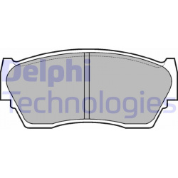stabdžių trinkelių rinkinys, diskinis stabdys
                                DELPHI                                      