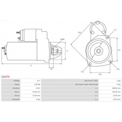 starteris Brand new AS-PL
                                S3207S, AS-PL, S3207S, auto detalė