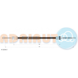 trosas, stovėjimo stabdys
                                ADRIAUTO                                                41.0219.1,