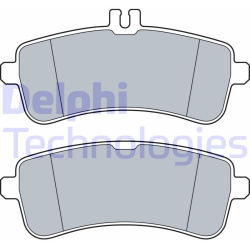 stabdžių trinkelių rinkinys, diskinis stabdys
                                DELPHI                                      