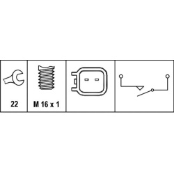 jungiklis, atbulinės eigos žibintas
                                HELLA                                6ZF 010 965-051, N