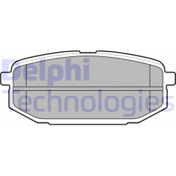 stabdžių trinkelių rinkinys, diskinis stabdys
DELPHI