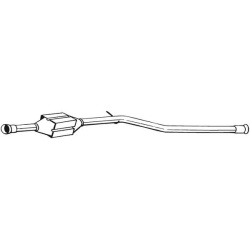 katalizatoriaus keitiklis
                                BOSAL                                099-498, Nenurodytas gamintoja