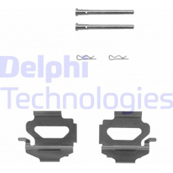 priedų komplektas, diskinių stabdžių trinkelės
                                DELPHI                                   