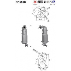 suodžių / kietųjų dalelių filtras, išmetimo sistema
                                FD5028, AS, FD5028, auto detalė