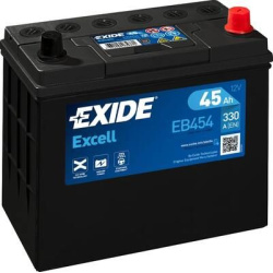 starterio akumuliatorius EXCELL **
                                EXIDE                                                EB454