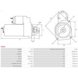 starteris Brand new AS-PL
                                S4002, AS-PL, S4002, auto detalė