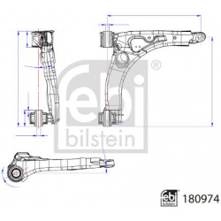 pakabos svirtis
                                FEBI BILSTEIN                                180974, FEBI BILSTEIN, 180974, a