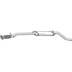 vidurinis duslintuvas
                                BOSAL                                                287455, Nenurodyta
