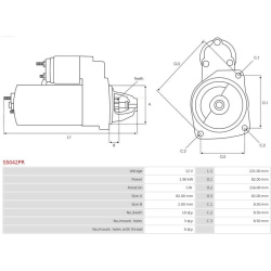 starteris Remanufactured AS-PL
                                S5042PR, AS-PL, S5042PR, auto detalė