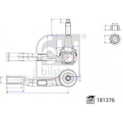 vairo traukės antgalis
                                FEBI BILSTEIN                                                181376, 