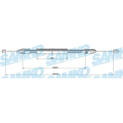 trosas, stovėjimo stabdys
                                SAMKO                                                C0401B, SAMKO