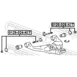 korekcinių išvirtimo varžtų rinkinys
                                FEBEST                                0129-028-KIT, 