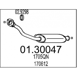 priekinis duslintuvas
MTS 01.30047, Nenurodyta