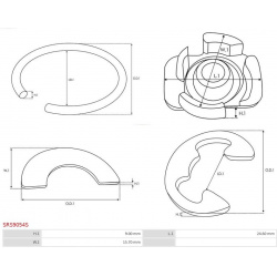 remonto komplektas, starteris Brand new AS-PL
                                SRS9054S, AS-PL, SRS9054S, auto detalė