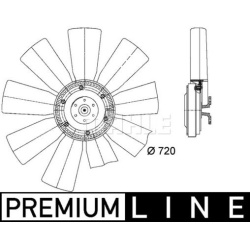 ventiliatorius, radiatoriaus BEHR *** PREMIUM LINE ***
                                MAHLE                                 