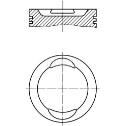 stūmoklis
                                MAHLE                                                029 72 00, MAHLE, 0297200, au