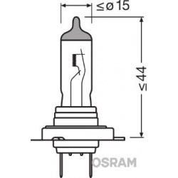 Osram lemputė H7 CLASSIC 55W 12V PX26D FS1
                                OSRAM                                            
