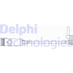 įspėjimo kontaktas, stabdžių trinkelių susidėvėjimas
                                DELPHI                           