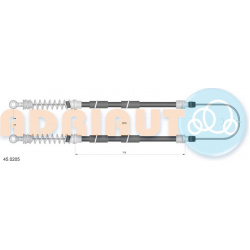 trosas, stovėjimo stabdys
                                ADRIAUTO                                                45.0205, A