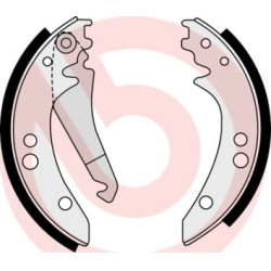 stabdžių trinkelių komplektas ESSENTIAL LINE
                                BREMBO                                       
