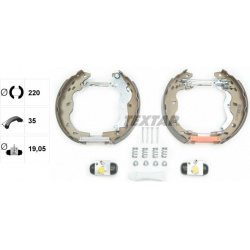 stabdžių trinkelių komplektas Shoe Kit Pro
                                TEXTAR                                         