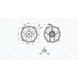 ventiliatorius, radiatoriaus
                                MAGNETI MARELLI                                                0