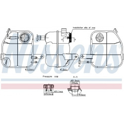 išsiplėtimo bakelis, aušinimo skystis ** FIRST FIT **
                                NISSENS                             