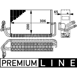 garintuvas, oro kondicionierius BEHR *** PREMIUM LINE ***
MAHLE