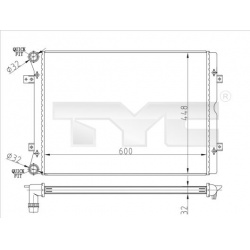 radiatorius, variklio aušinimas
TYC 737-0067-