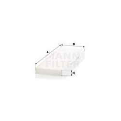 filtras, salono oras
                                MANN-FILTER                                                CU45004, MANN