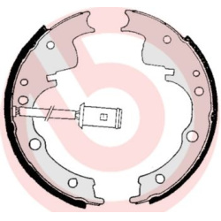 stabdžių trinkelių komplektas ESSENTIAL LINE
                                BREMBO                                       