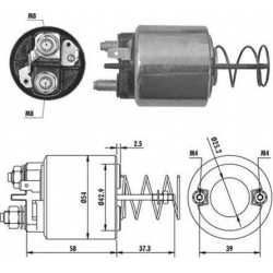 solenoidinis jungiklis, starteris
                                MAGNETI MARELLI                                            