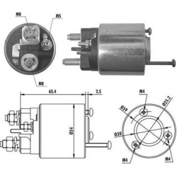 solenoidinis jungiklis, starteris
                                MAGNETI MARELLI                                            