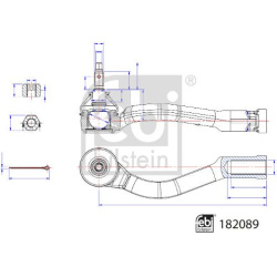 FEBI BILSTEIN                                                182089, FEBI BILSTEIN, 182089, auto detalė