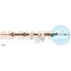 trosas, stovėjimo stabdys
                                ADRIAUTO                                                12.0263, A