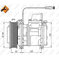 kompresorius, oro kondicionierius EASY FIT
                                NRF                                               