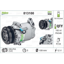 Kompresorius, oro kondicionierius VALEO CORE-FLEX
                                                813100, VALEO, 813100, auto