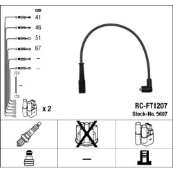uždegimo laido komplektas
NGK 5607, NGK, 5607