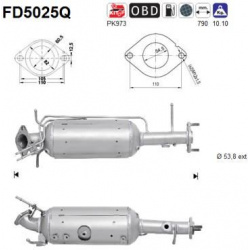 suodžių / kietųjų dalelių filtras, išmetimo sistema
                                FD5025Q, AS, FD5025Q, auto detalė