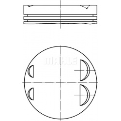 stūmoklis
                                MAHLE                                                083 07 00, MAHLE, 0830700, au