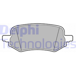 stabdžių trinkelių rinkinys, diskinis stabdys
                                DELPHI                                      