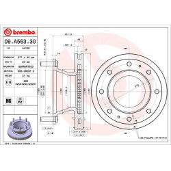 stabdžių diskas (1vnt) PRIME LINE
                                BREMBO                                                09.