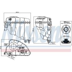 išsiplėtimo bakelis, aušinimo skystis ** FIRST FIT **
                                NISSENS                             