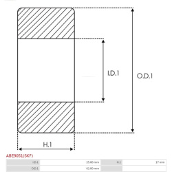 guolis Brand new SKF
                                AS-PL                                ABE9051(SKF), AS-PL, ABE9051SKF, au